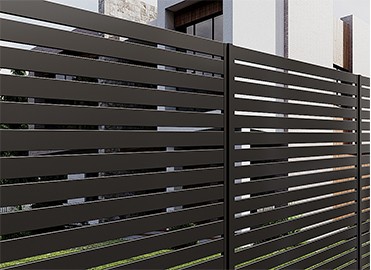 Horizontal Slat Fence