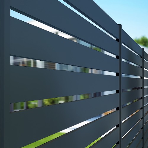 Horizontal Slat Fence