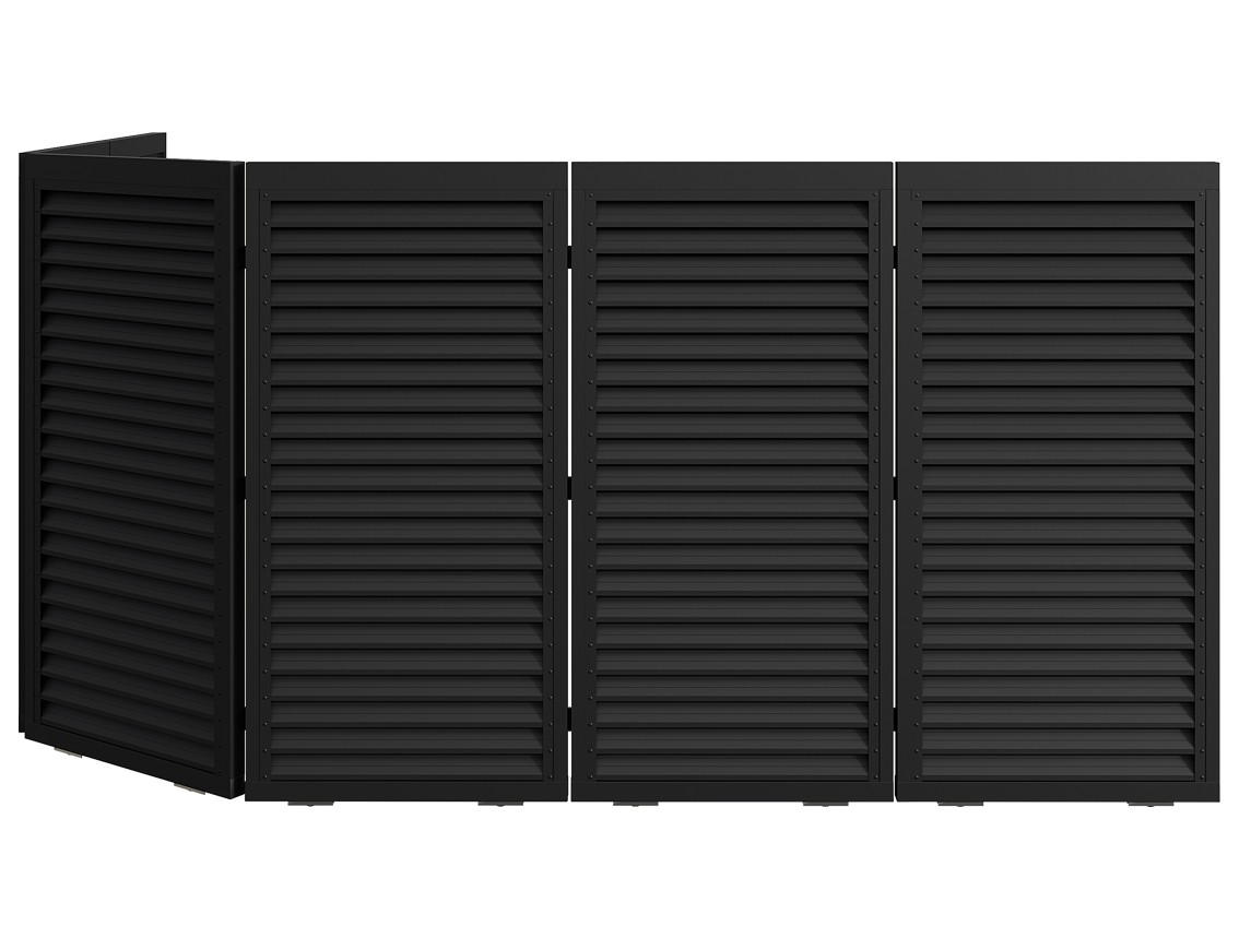 CUSTOM Louvered Sectional Sliding Gates 