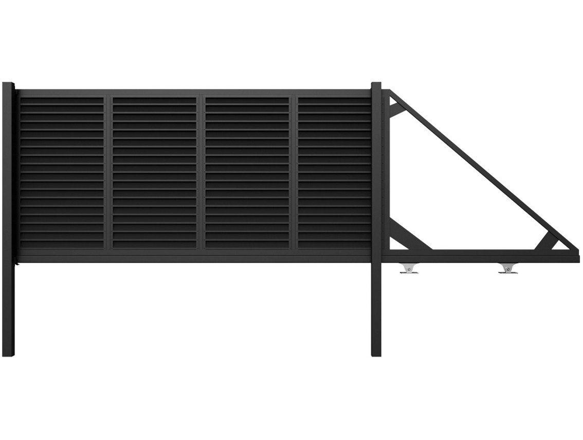 Louvered Cantilever Gates