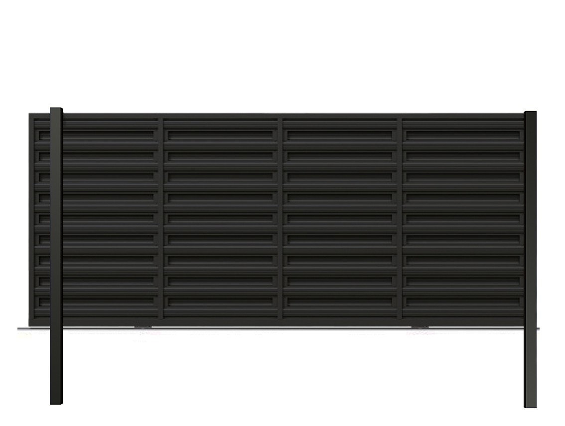 Horizontal Picket Sliding Gates