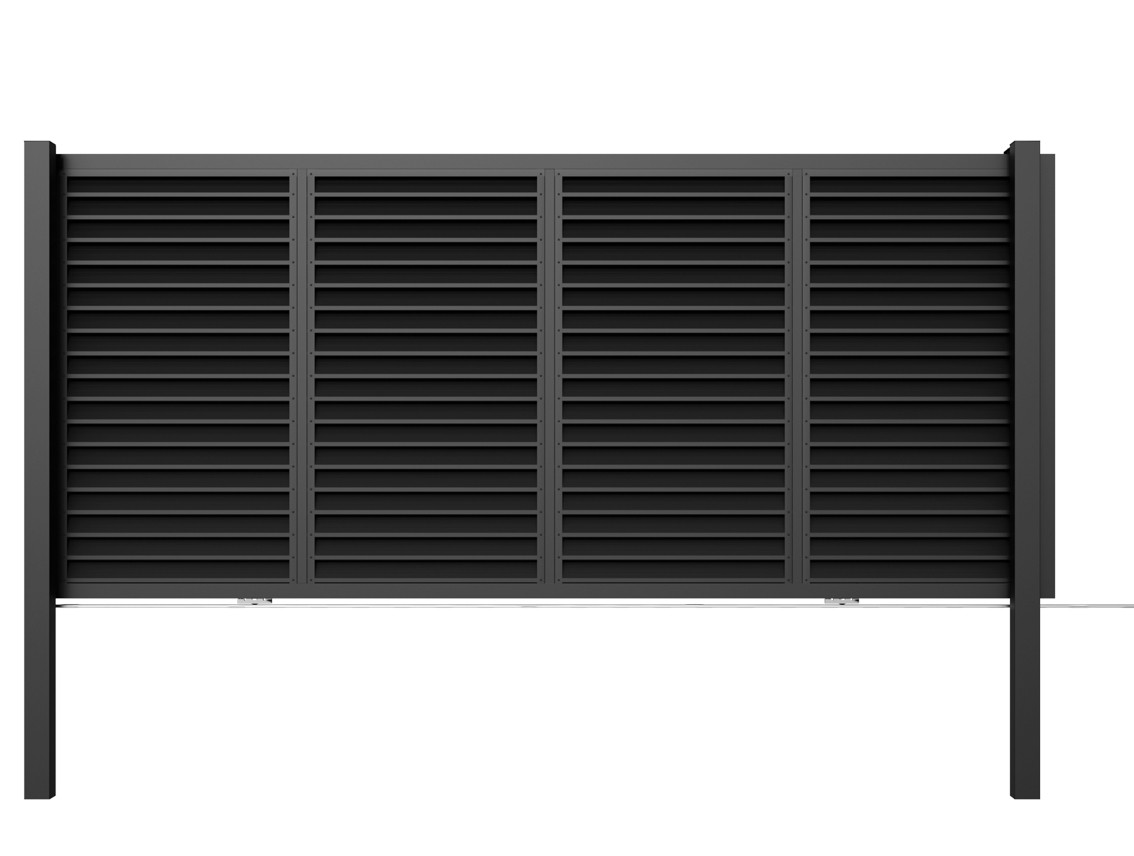 Louvered Sliding Gates