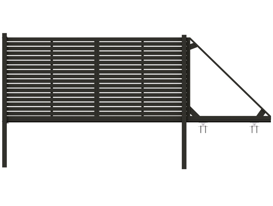 Horizonta Slat Cantilever Gates