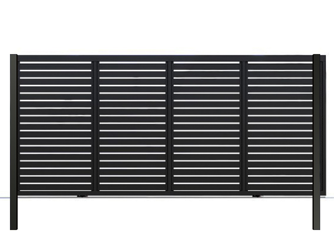 Horizontal Slat Sliding Gates