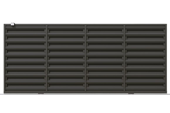 Horizontal Picket Sliding Gates
