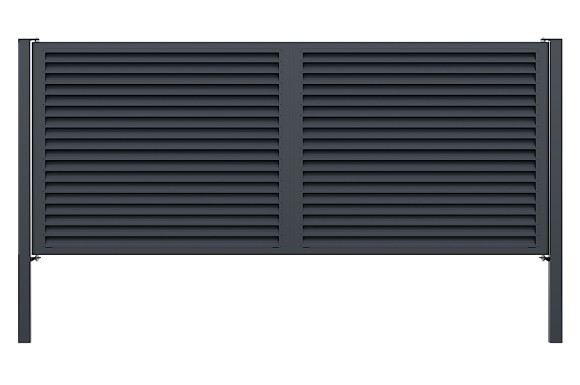 Louvered Swing Gates