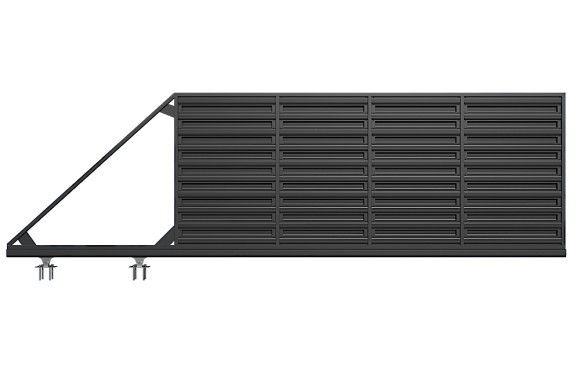Horizontal Picket Cantilever Gates