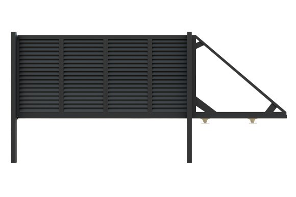Louvered Cantilever Gates