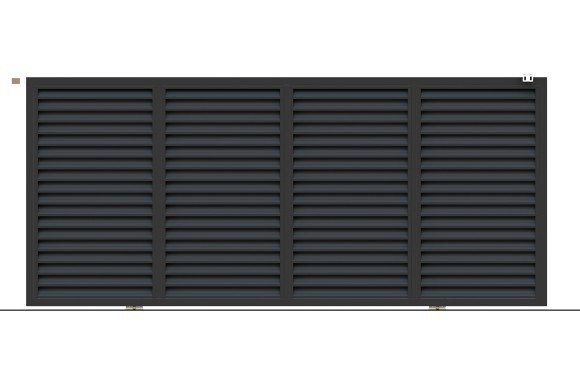 Louvered Sliding Gates