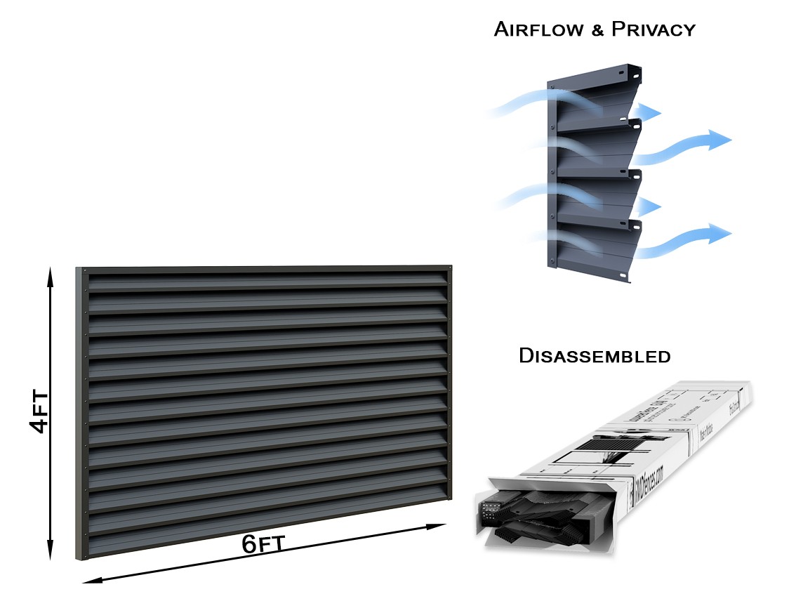 Louvered Fence