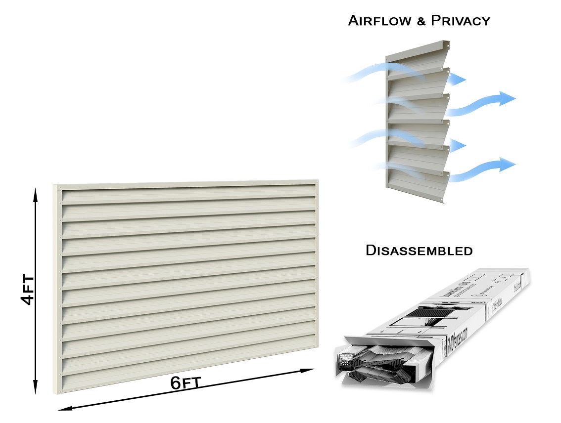 Louvered Fence