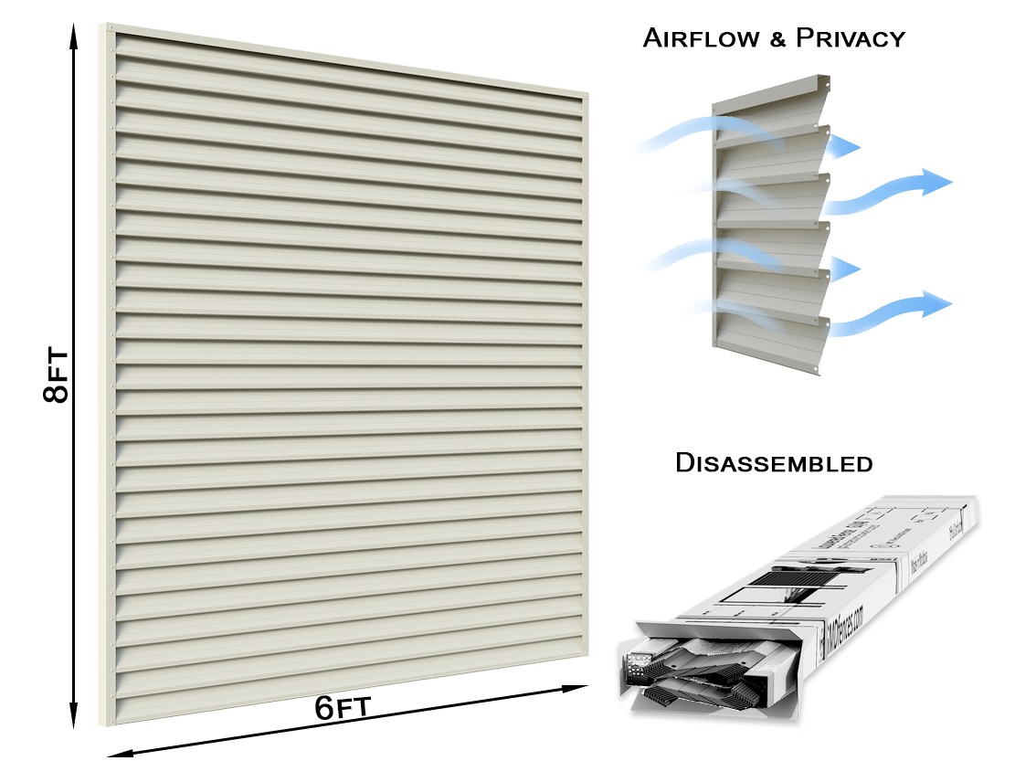 Louvered Fence