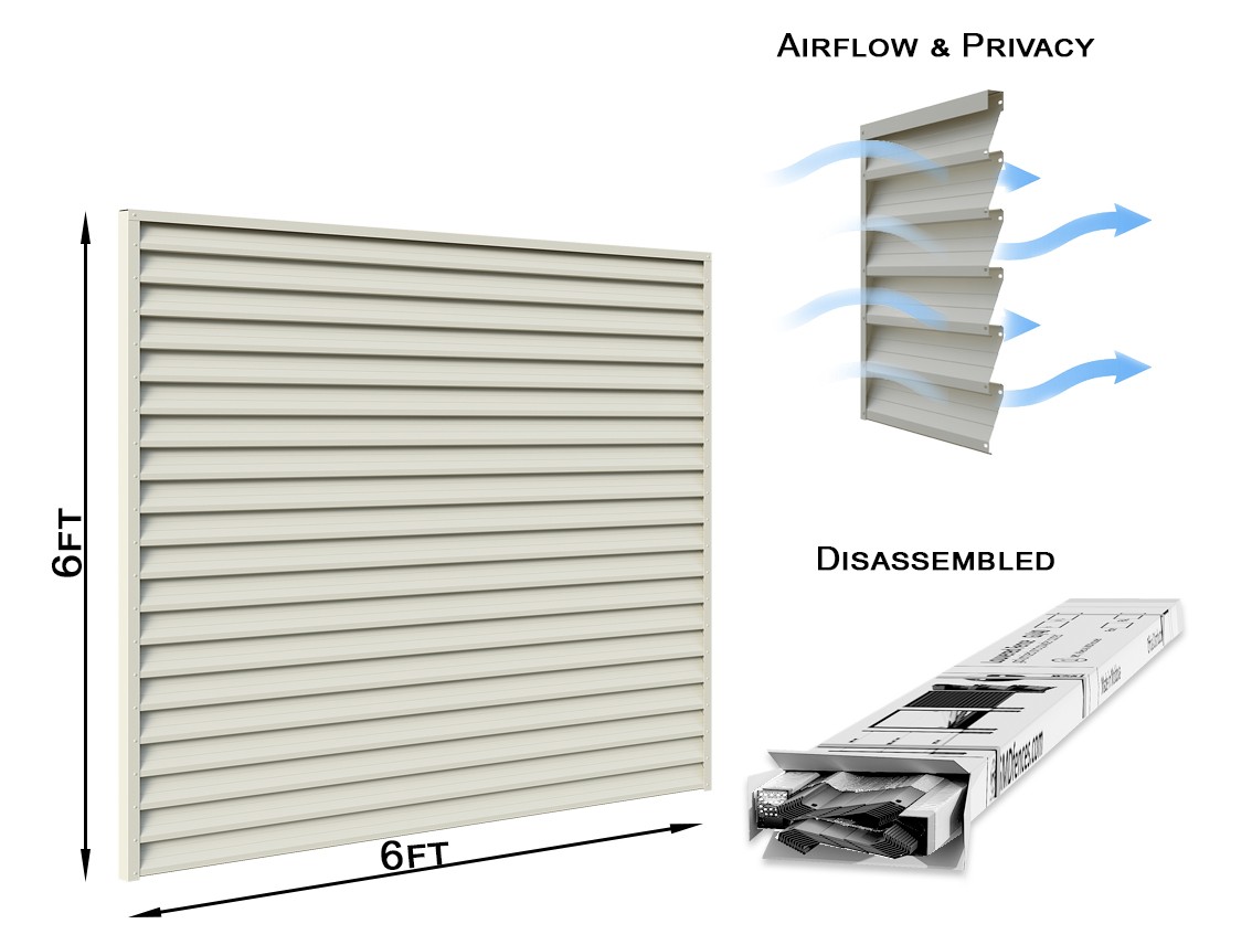 Louvered Fence
