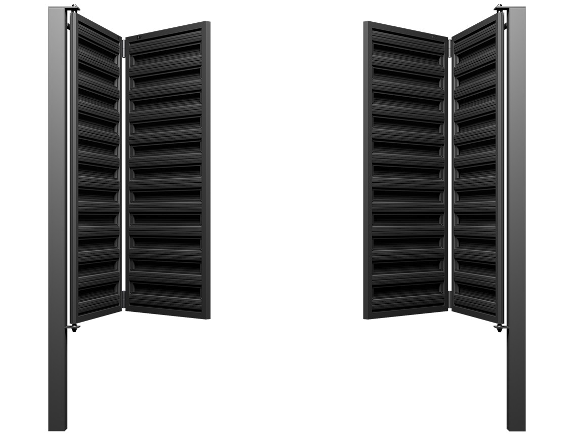 Custom Horizontal Picket Bi-Folding Gate