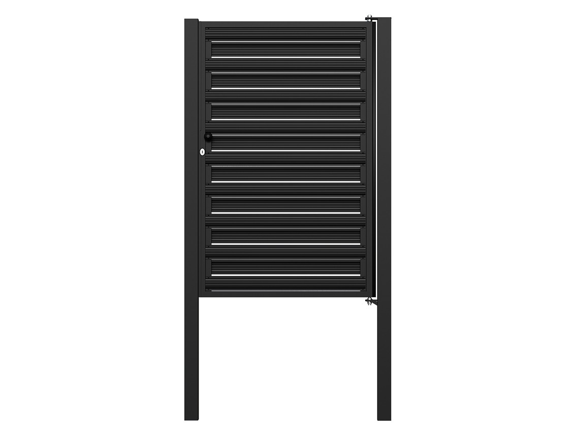 Custom Horizontal Picket Pedestrian Gates