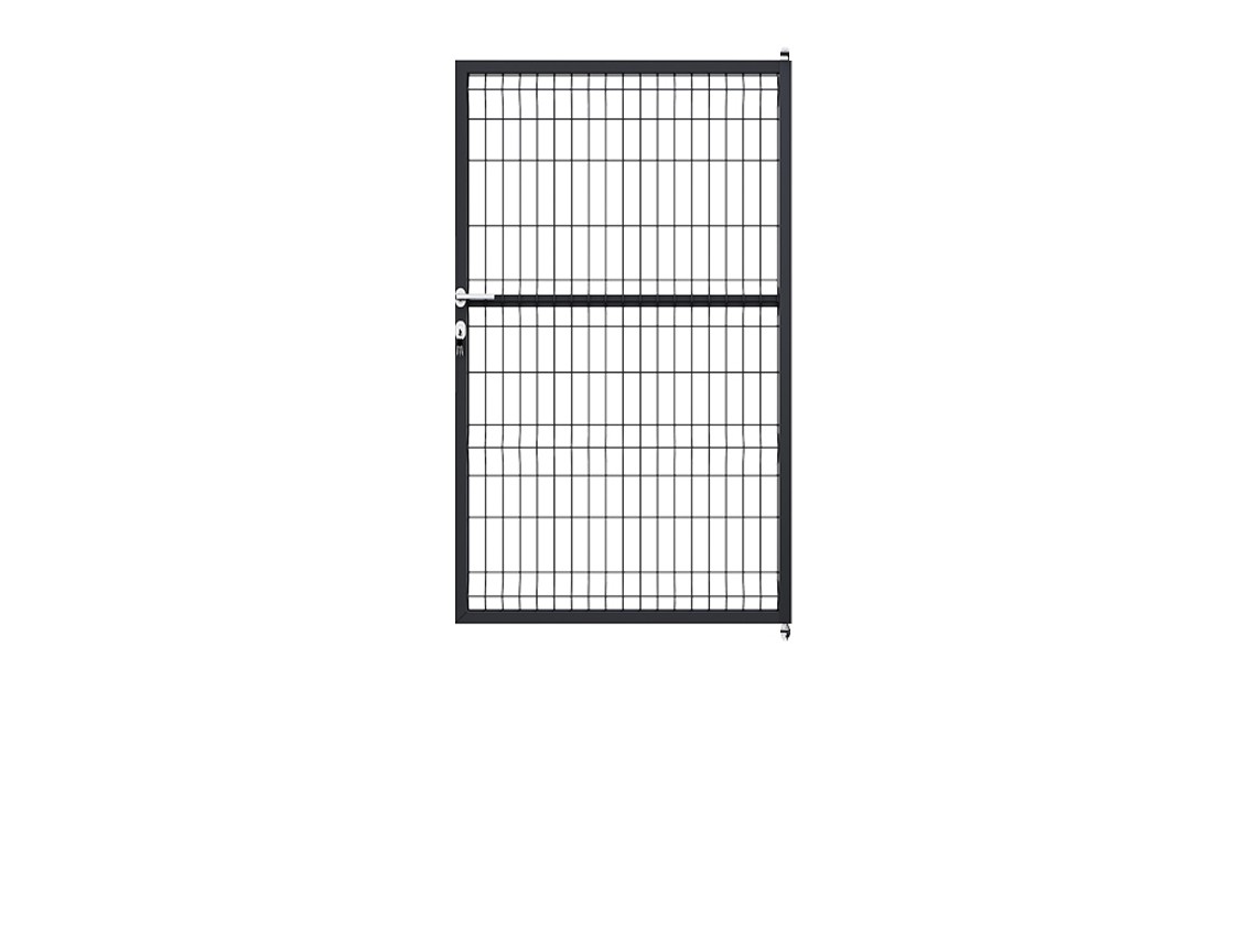 Welded Wire Pedestrian Gates without Posts