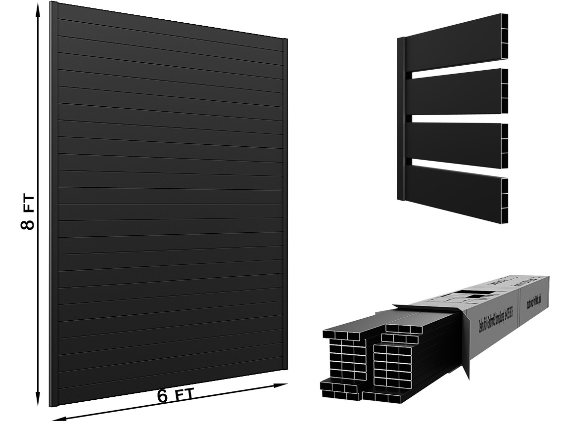Aluminum Louvered Privacy Fence - Aluminum Louvered Privacy Fence