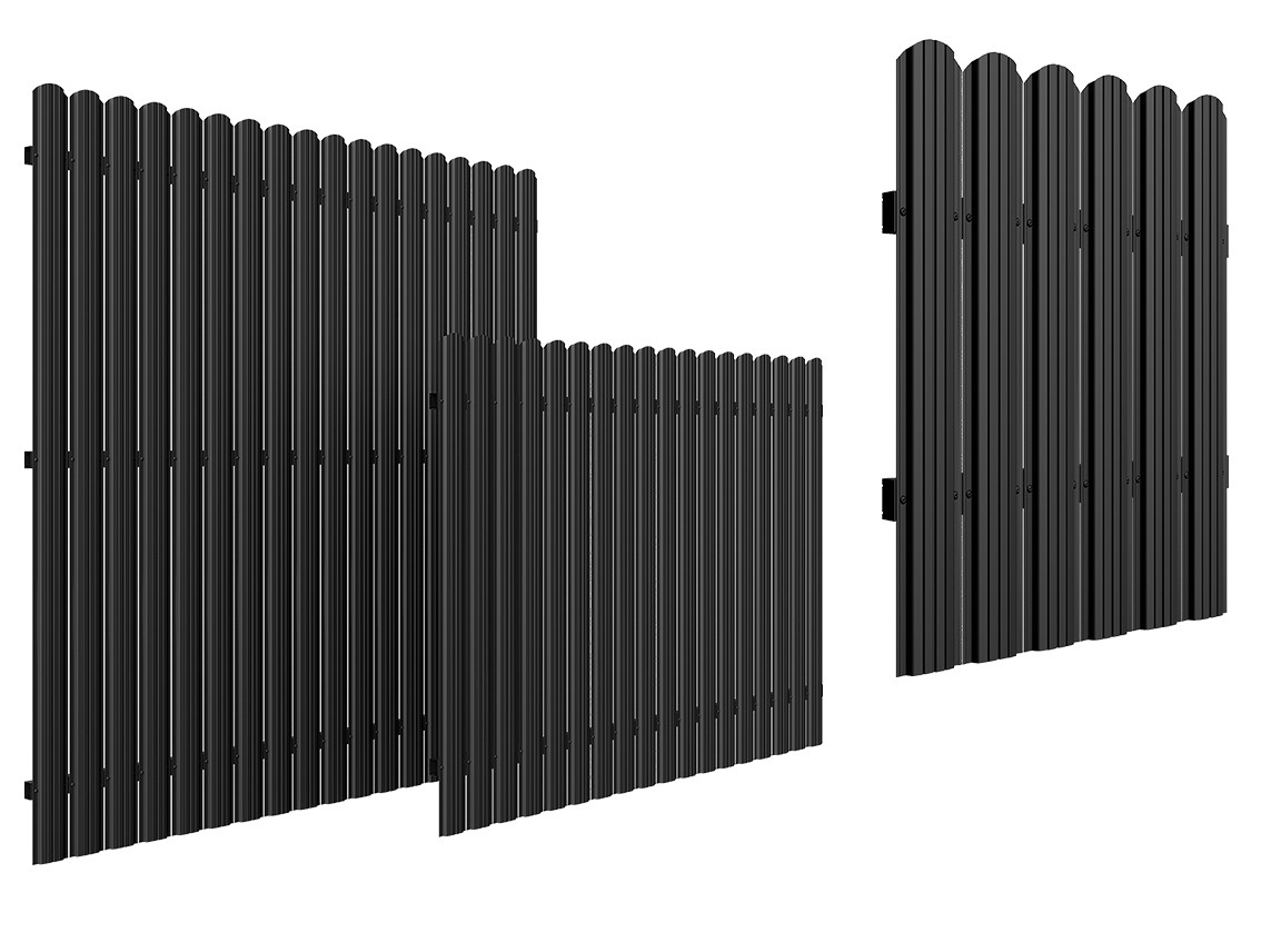 High-grade Picket Fence Black - CUSTOM Fences