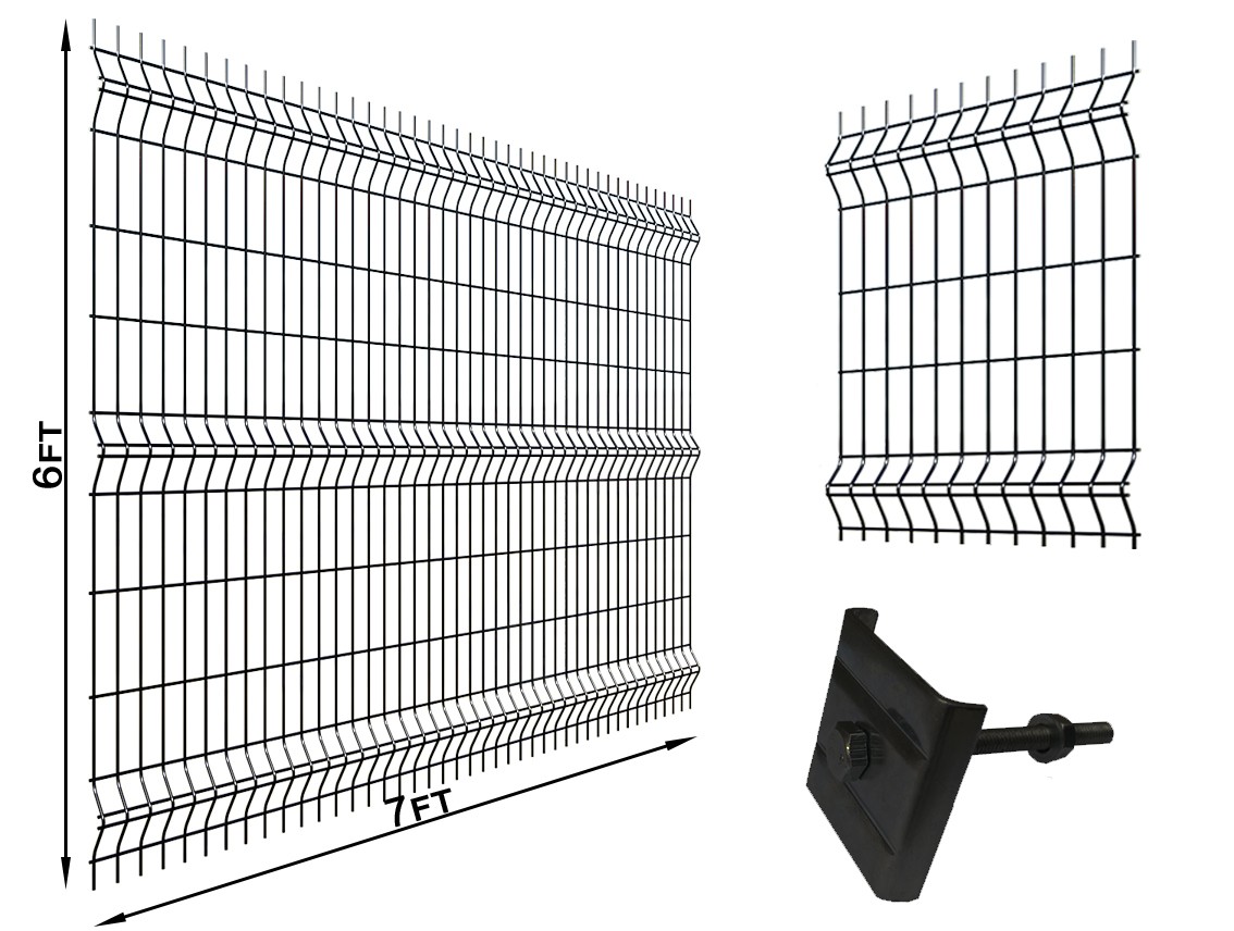 Welded Wire Fences Black