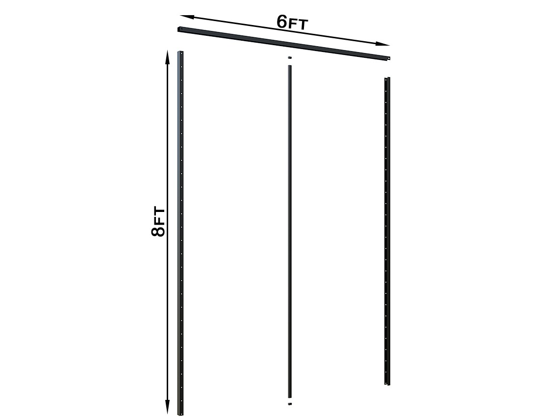 Louvered Fence Frames