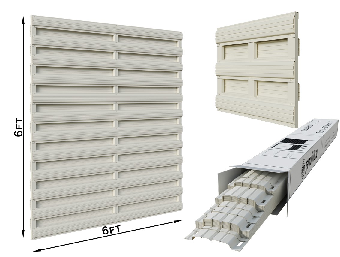 Horizontal Picket Fence